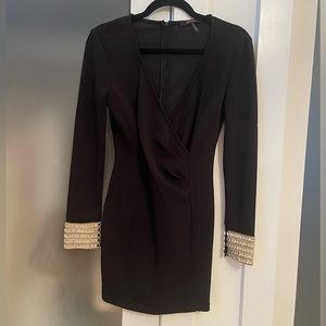 Black dress with Crystal embellishments